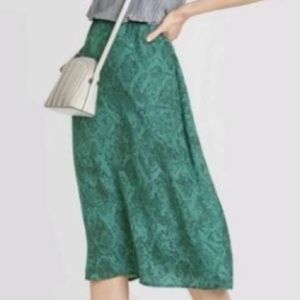 Green snakeskin maxi skirt from “a new Day” target line